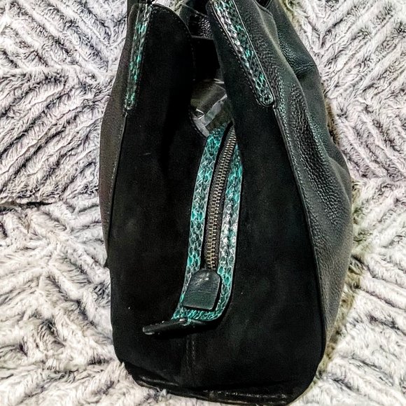 EUC - COACH DALTON 31 WITH COLORBLOCK & SNAKESKIN DETAIL (89076) - Picture 3 of 14